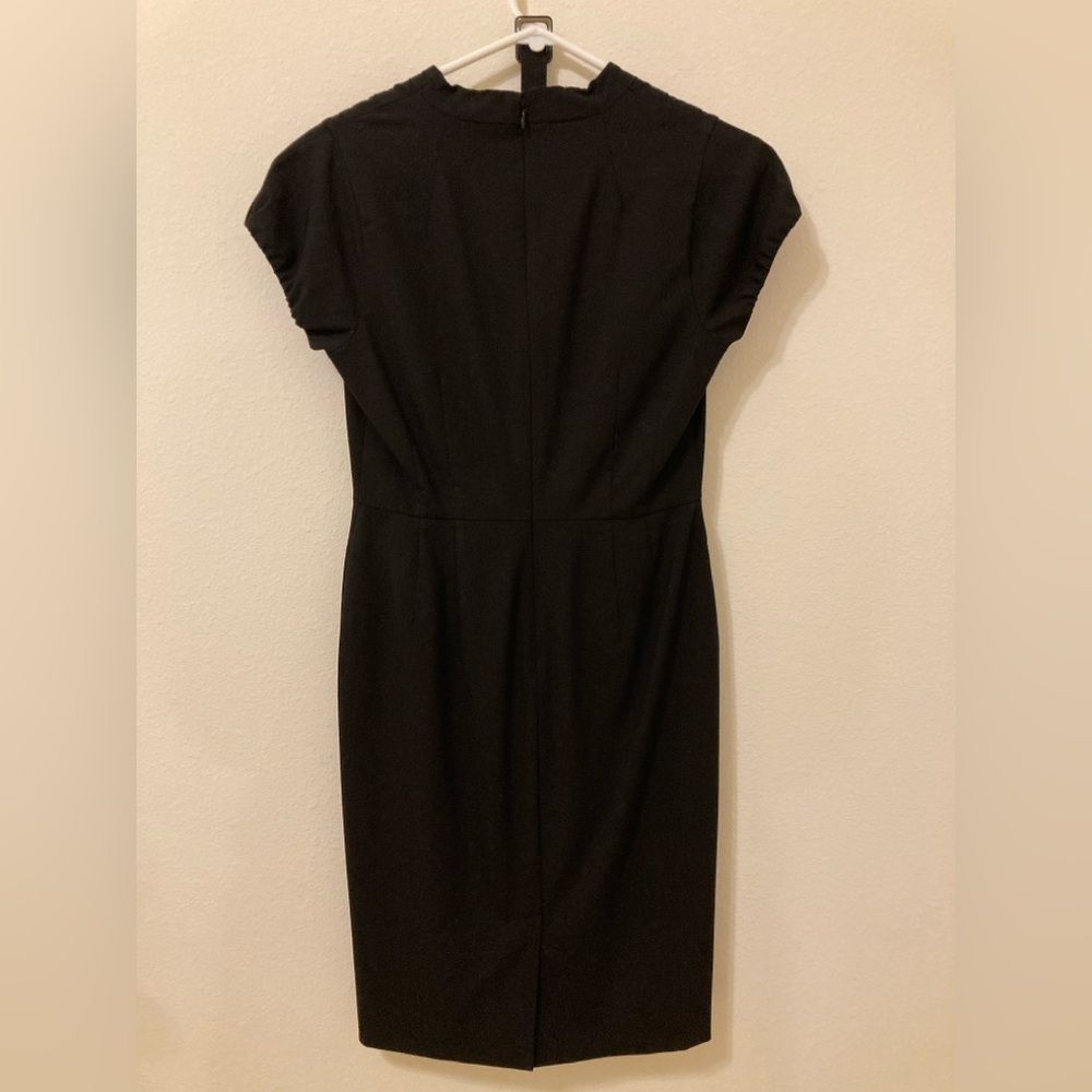 Banana Republic Classic Black Midi Dress Size 6 - Picture 11 of 16
